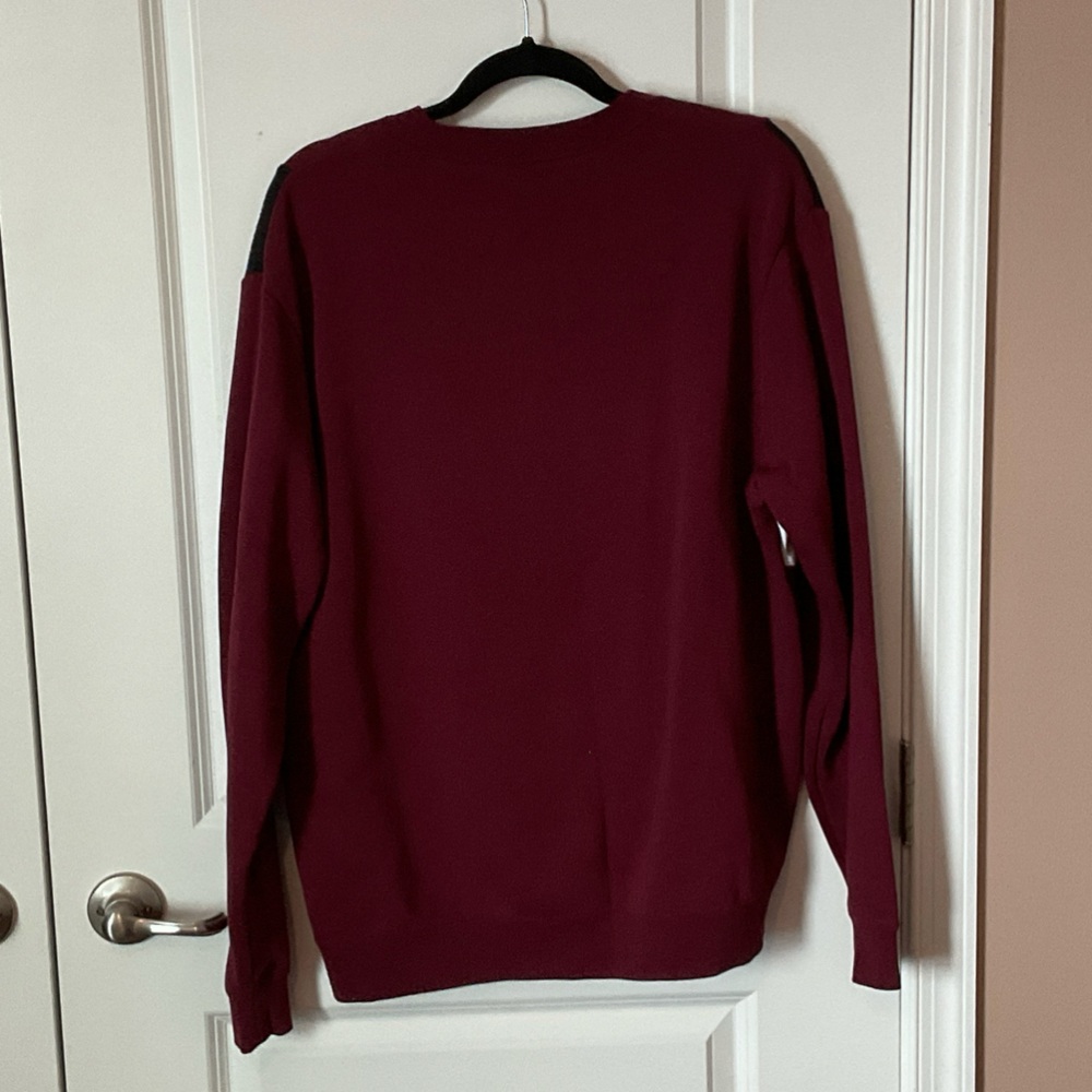 Nike Burgundy, White & Black Colorblock Sweatsuit - Picture 5 of 5
